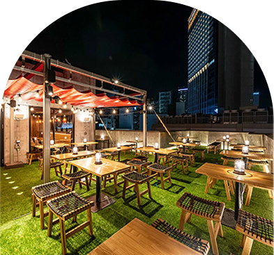 夜景ビアガーデン　三宮テラス